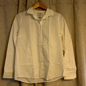 J. Crew White Button Down Shirt